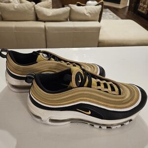 Nike Air Max 97 GS 'Metallic Gold Black' Womens 6